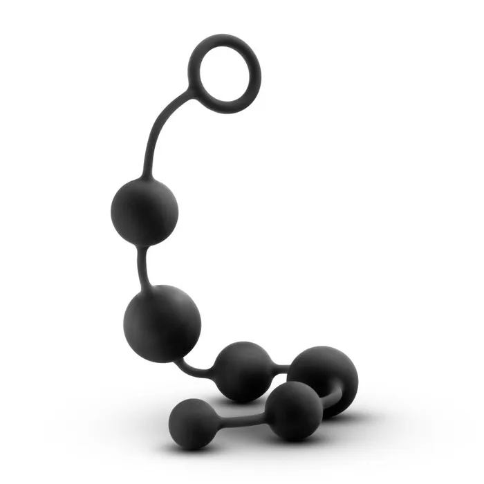 Blush Novelties Anal Adventures Platinum Silicone Large Anal Beads Black 40 cm Large Anal Beads Male Sex Toys Blush Novelties Anal Adventures Platinum Silicone Large Anal Beads Black 40 cm Large Anal Beads Male Sex Toys
