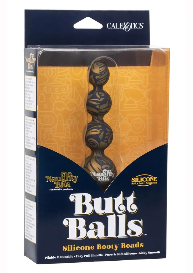 Naughty Bits Naughty Bits Butt Balls Silicone Booty Anal Beads MutliColored Anal Naughty Bits Naughty Bits Butt Balls Silicone Booty Anal Beads MutliColored Anal