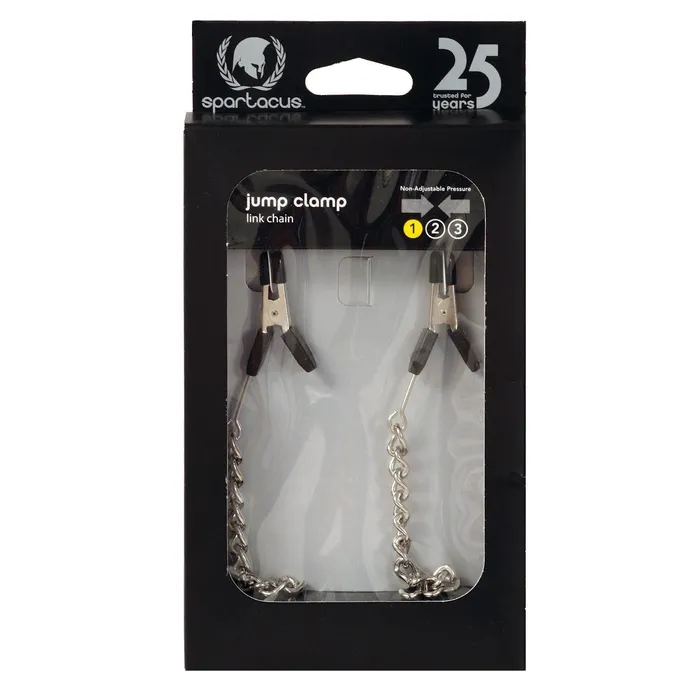 Spartacus Anal Spartacus Cable Nipple Clamps wSilver Chain
