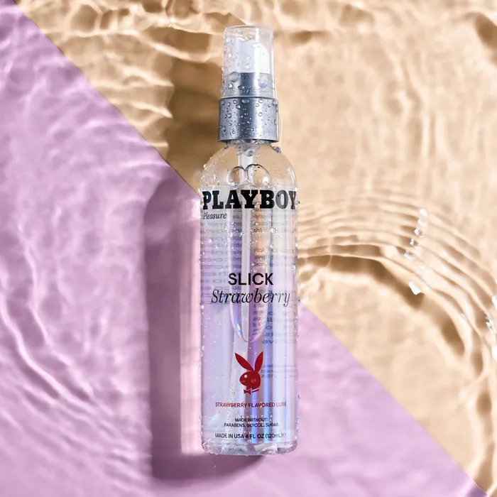 Vibrators Playboy Pleasure Playboy Pleasure SLICK STRAWBERRY 120 ml Vibrators Playboy Pleasure Playboy Pleasure SLICK STRAWBERRY 120 ml