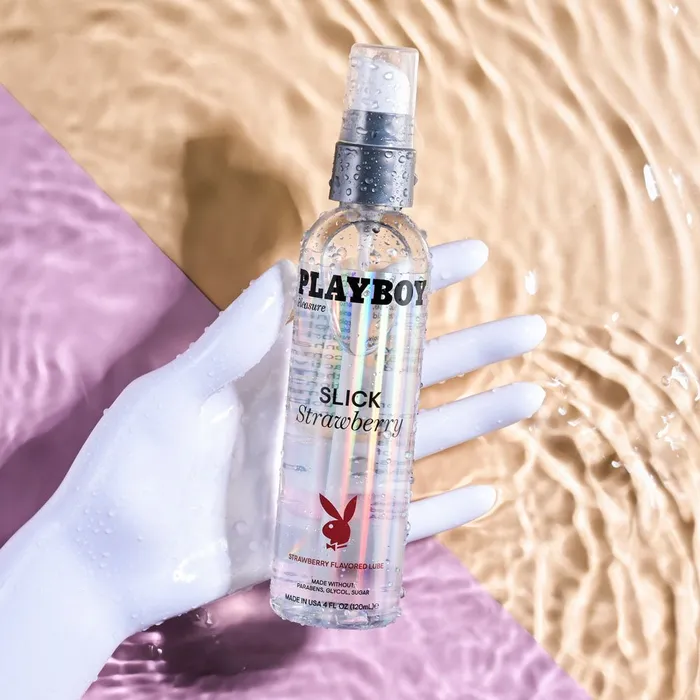 Vibrators Playboy Pleasure Playboy Pleasure SLICK STRAWBERRY 120 ml Vibrators Playboy Pleasure Playboy Pleasure SLICK STRAWBERRY 120 ml