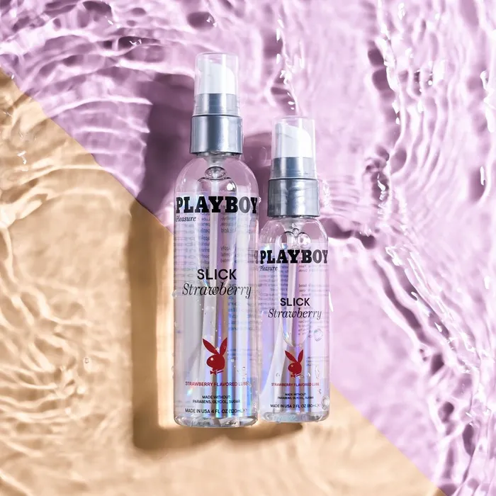 Vibrators Playboy Pleasure Playboy Pleasure SLICK STRAWBERRY 120 ml Vibrators Playboy Pleasure Playboy Pleasure SLICK STRAWBERRY 120 ml