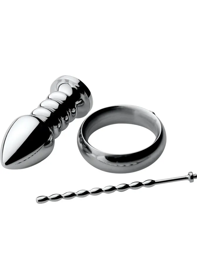 Zeus Electrosex Deluxe Voltaic For Him Stainless Steel EStim Kit Zeus Electrosex Anal