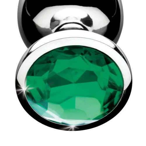 Anal XR Brands Booty Sparks Emerald Gem Anal Plug Set