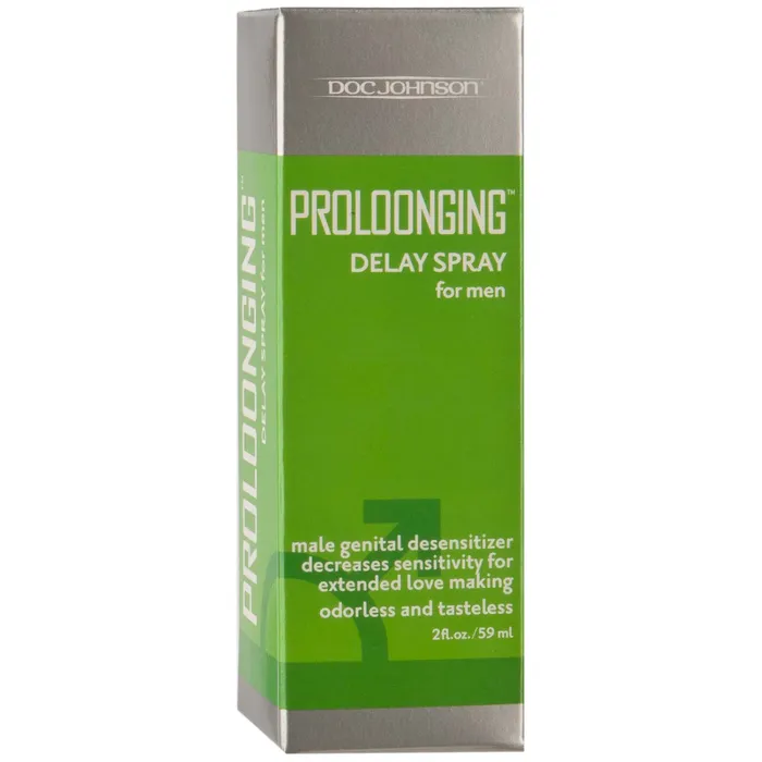 Doc Johnson Female Sex Toys Proloonging Delay Spray for Men 2 Fl Oz Boxed