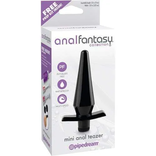 Anal Pipedream Anal Fantasy Collection Mini Anal Teazer Black