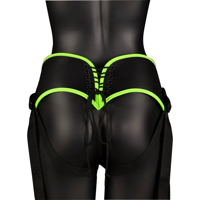 Bonded Leather Strapon With Silicone Dildo 57 Inch Glow in the Dark Shots Ouch Female Sex Toys Bonded Leather Strapon With Silicone Dildo 57 Inch Glow in the Dark Shots Ouch Female Sex Toys