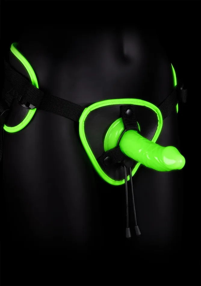 Bonded Leather Strapon With Silicone Dildo 57 Inch Glow in the Dark Shots Ouch Female Sex Toys Bonded Leather Strapon With Silicone Dildo 57 Inch Glow in the Dark Shots Ouch Female Sex Toys