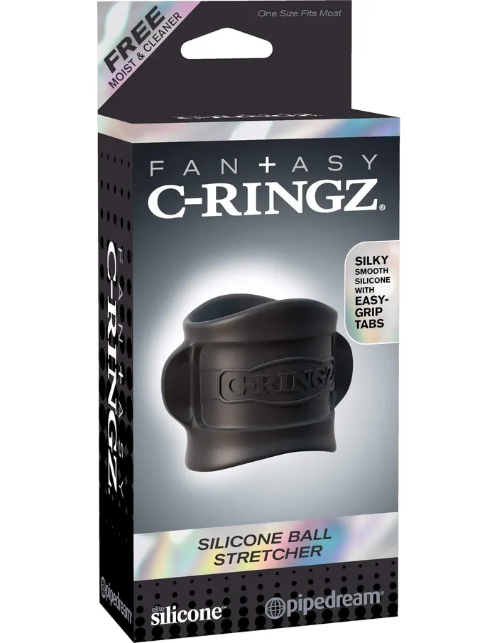 Fantasy CRingz Silicone Ball Stretcher Black Pipedream Anal