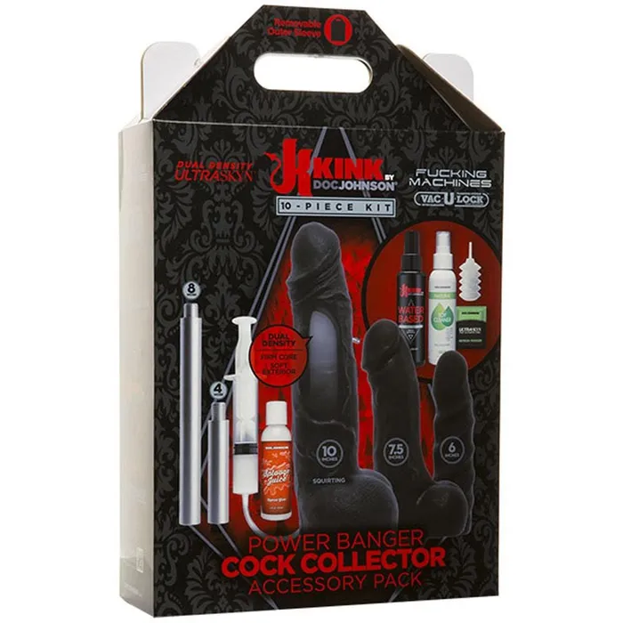 Male Sex Toys Sale Power Banger Cock Collector Accessory Pack 8 Piece Kit