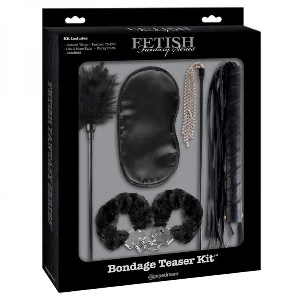 Pipedream Products Couples Fetish Fantasy Bondage Teaser Kit Black