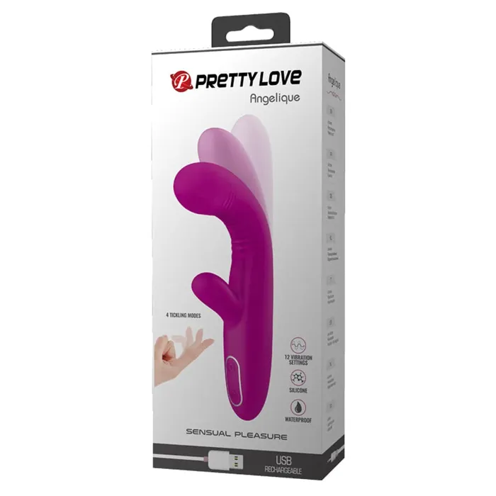 Vibrators Pretty Love Pretty Love Angelique Come Hither Fuchsia