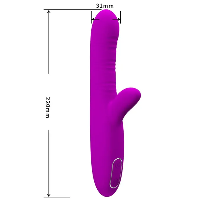 Vibrators Pretty Love Pretty Love Angelique Come Hither Fuchsia