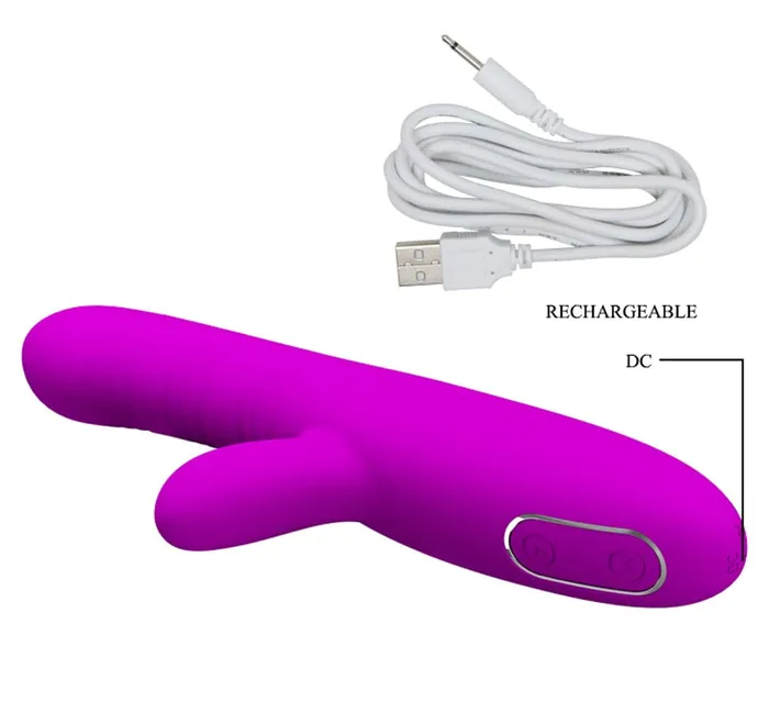 Vibrators Pretty Love Pretty Love Angelique Come Hither Fuchsia