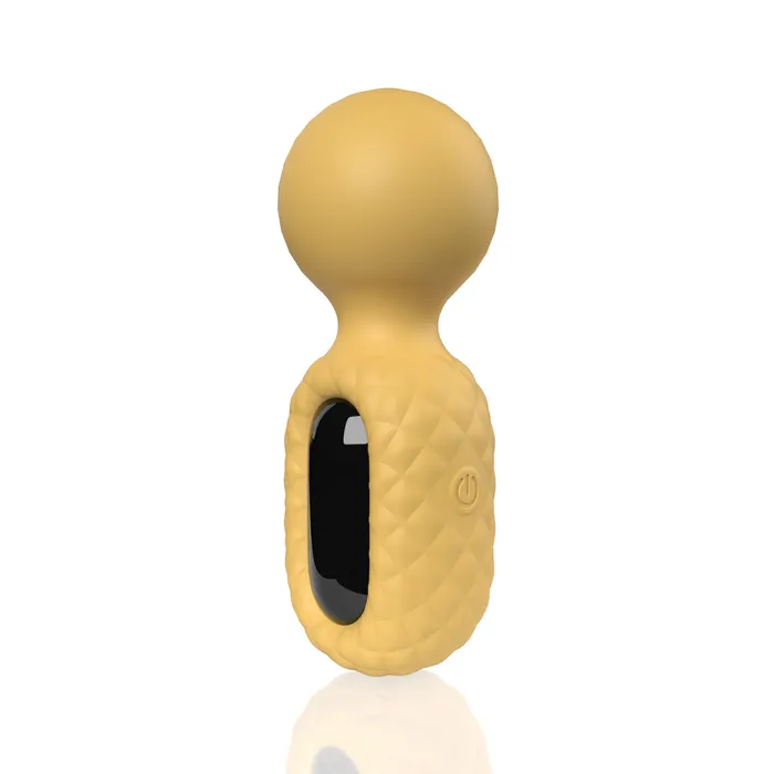 Vibrators Screaming O Screaming O Rebound Compact Power Wand Bumblee Yellow