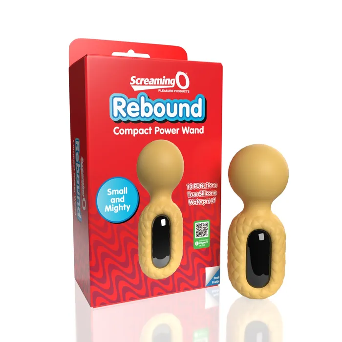 Vibrators Screaming O Screaming O Rebound Compact Power Wand Bumblee Yellow Vibrators Screaming O Screaming O Rebound Compact Power Wand Bumblee Yellow