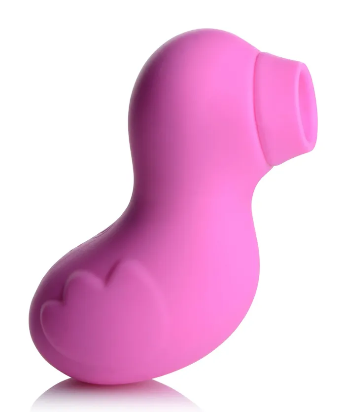 XR Brands inmi Vibrators Clit Toys Sucky Ducky Silicone Clitoral Stimulator Pink