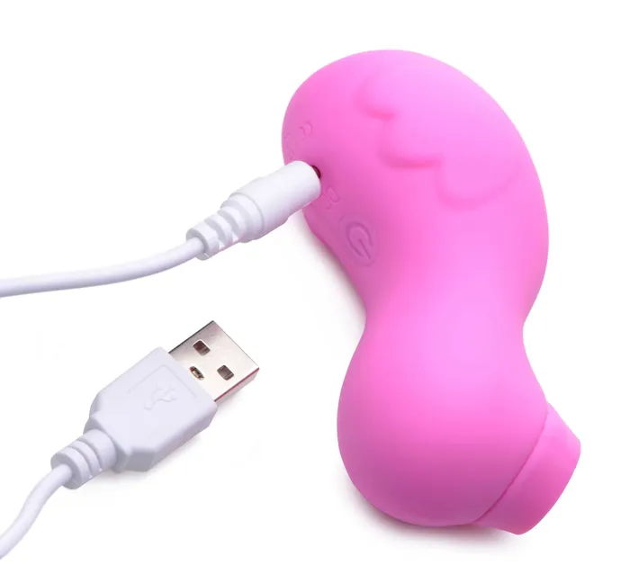 XR Brands inmi Vibrators Clit Toys Sucky Ducky Silicone Clitoral Stimulator Pink XR Brands inmi Vibrators Clit Toys Sucky Ducky Silicone Clitoral Stimulator Pink