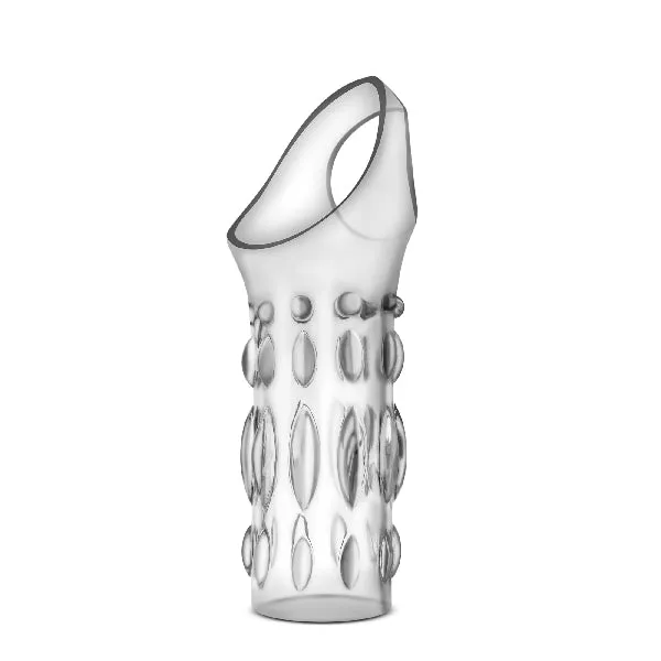 Blush Male Sex Toys Performance Studded Sleeve Ring Clear