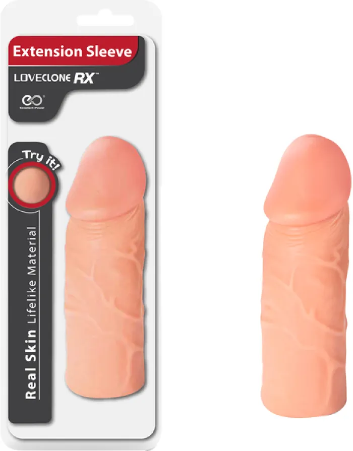Excellent Power Male Sex Toys 6 Extension Sleeve Flesh