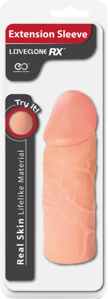 Excellent Power Male Sex Toys 6 Extension Sleeve Flesh