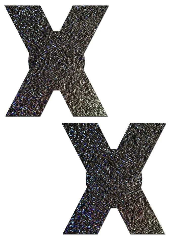 Pastease Male Sex Toys Large Glitter X Pasties