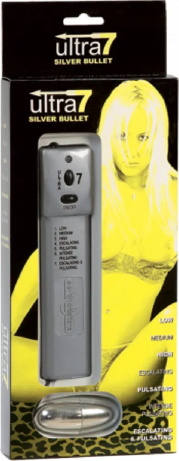Seven Creations Female Sex Toys Ultra 7 Bullet Silver Sex Toy Adult Orgasm Seven Creations Female Sex Toys Ultra 7 Bullet Silver Sex Toy Adult Orgasm