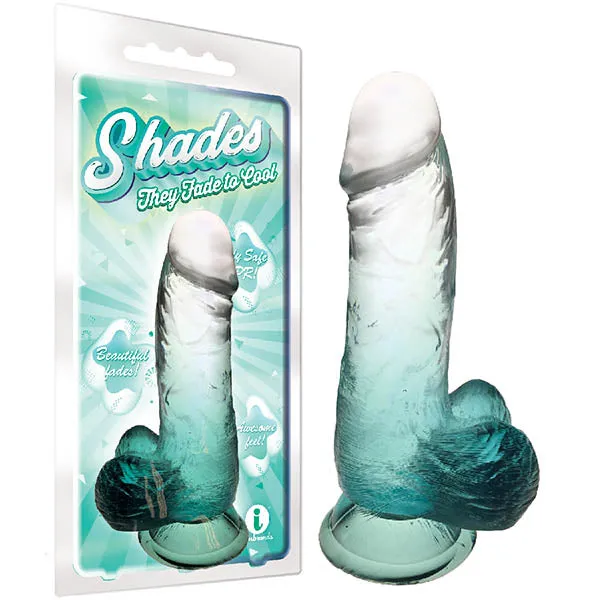 Dildos Icon Brands Shades 6 Jelly TPR Dong Emerald 152 cm Dong