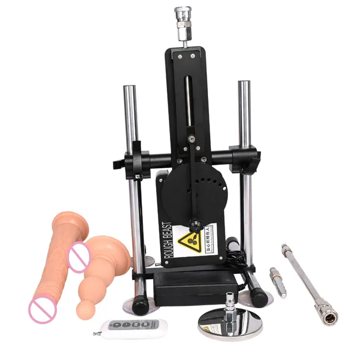 soniker 360 Mute Automatic Sex Machine for Women Remote Control 70W Power Motor Love Machine with Dildo Attachment Female Sex Toys
