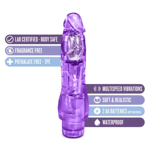 Blush Novelties Vibrators Naturally Yours Fantasy Vibrator Purple