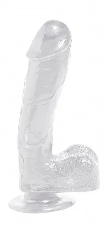 Dildos Pipedream Products Basix Rubber Works 75in Dong WSuction Cup Clear
