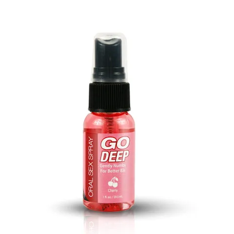 Go Deep Oral Sex Spray 12 Pieces POP Topco Female Sex Toys