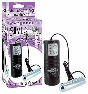Pipedream Products Female Sex Toys Silver Bullet Waterproof Slim