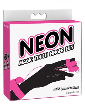 Pipedream Products Vibrators Neon Magic Touch Finger Fun Pink
