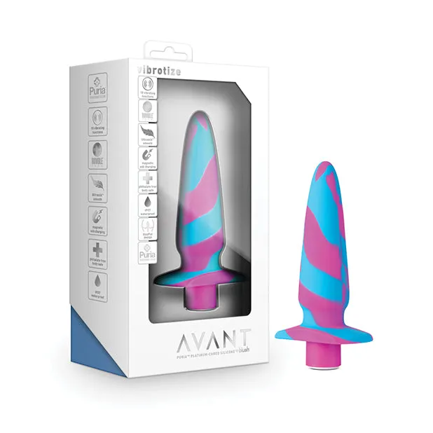 Blush Anal Avant Vibrotize Silicone Vibrating Plug