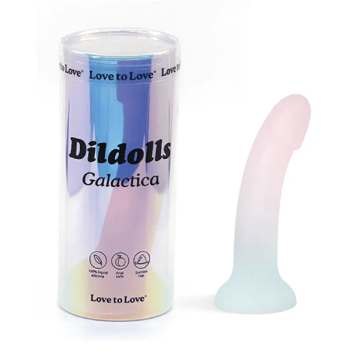 Love to Love Dildos Dildolls Galactica Unicorn Glitter Dildo