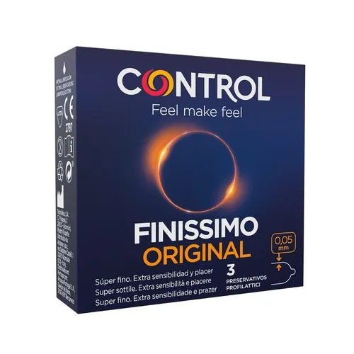 pleasuretoys69 Female Sex Toys CONTROL FINISSIMO CONDOMS 3 UNITS