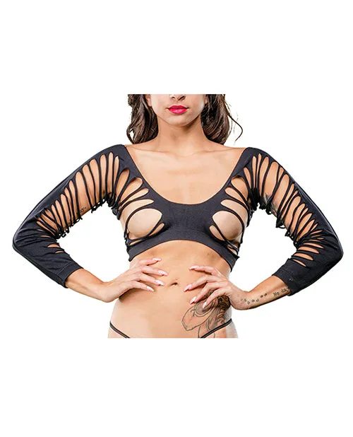 Beverly Hills Vibrators Beverly Hills Naughty Girl Crotchless Side Straps Leggings Os