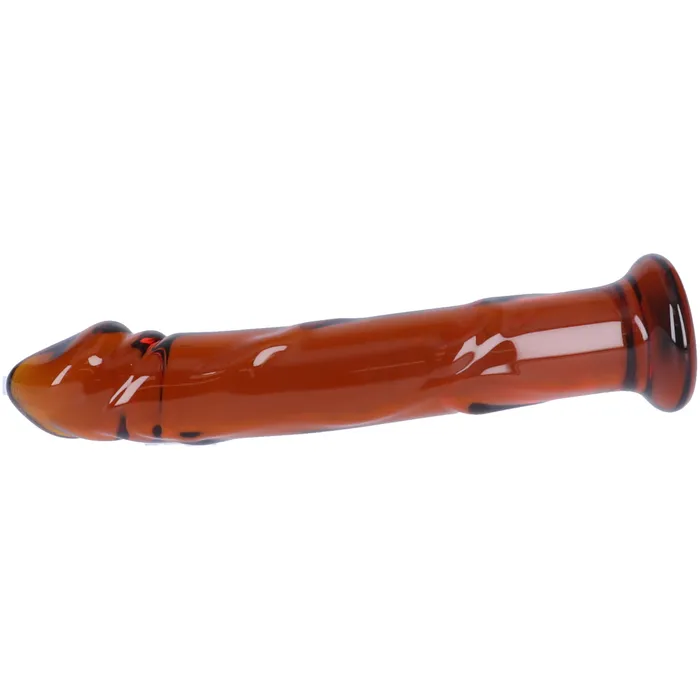 Dildos TooTimidcom 65 Inch Amber Glass Dildo