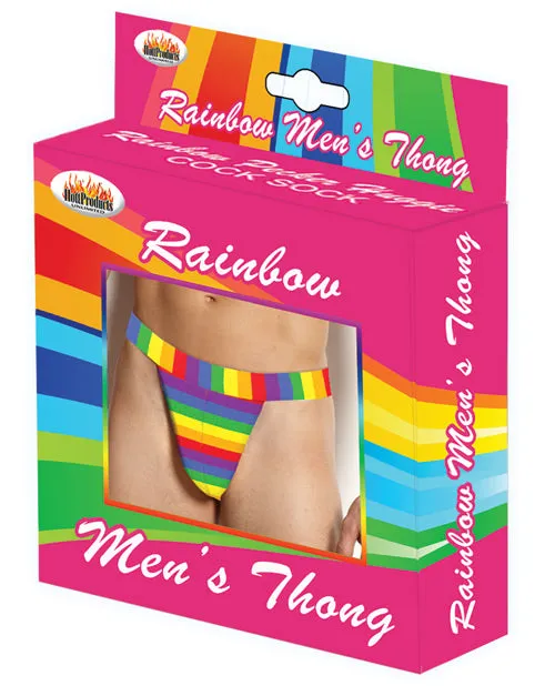 Female Sex Toys Hott Products Rainbow Mens Thong