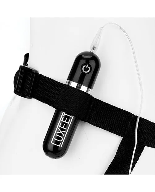 Lux Fetish Female Sex Toys Lux Fetish 65 Realistic Vibrating Dildo Wstrap On Harness Set