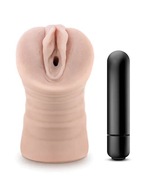 Male Sex Toys Blush EnLust Pussy Stroker wVibrating Bullet Ayumi Blush