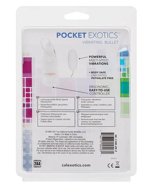 Pocket Exotics Bullet CalExotics Female Sex Toys