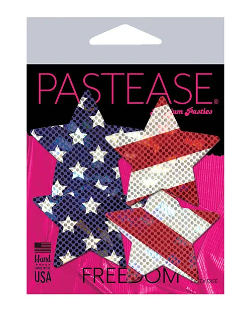 Vibrators Pastease Premium Petites Glittering Stars Stripes Redwhiteblue Os Pastease
