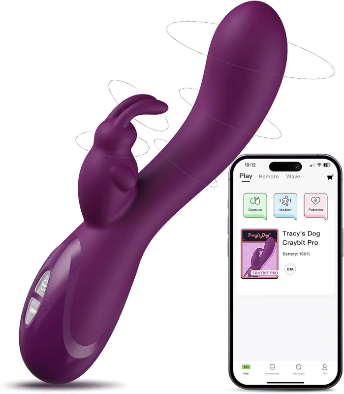 Vibrators Tracys Dog Craybit Pro Appcontrolled Rabbit Vibrator