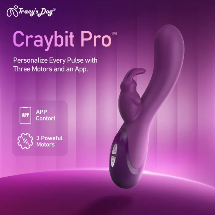 Vibrators Tracys Dog Craybit Pro Appcontrolled Rabbit Vibrator