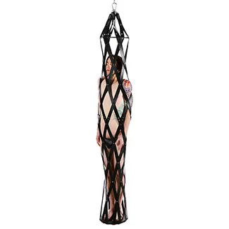 XR Brands Hanging Rubber Strap Cage Male Sex Toys