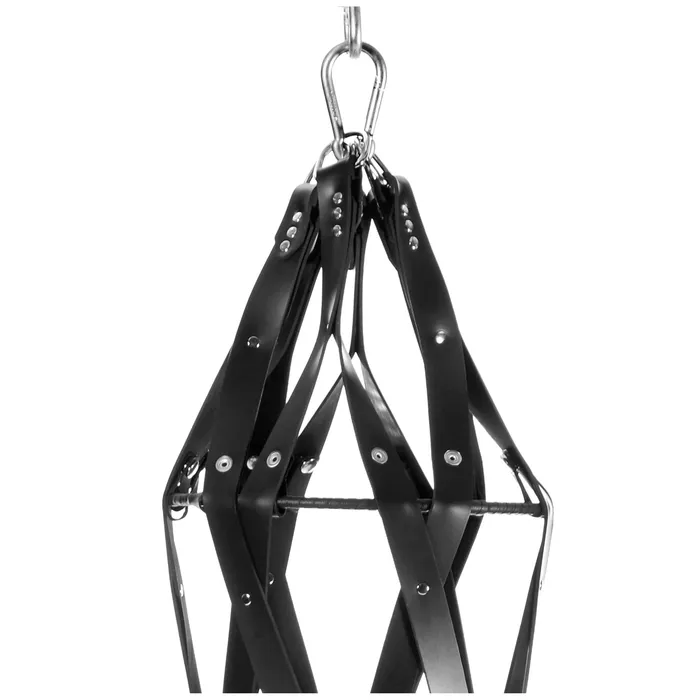 XR Brands Hanging Rubber Strap Cage Male Sex Toys