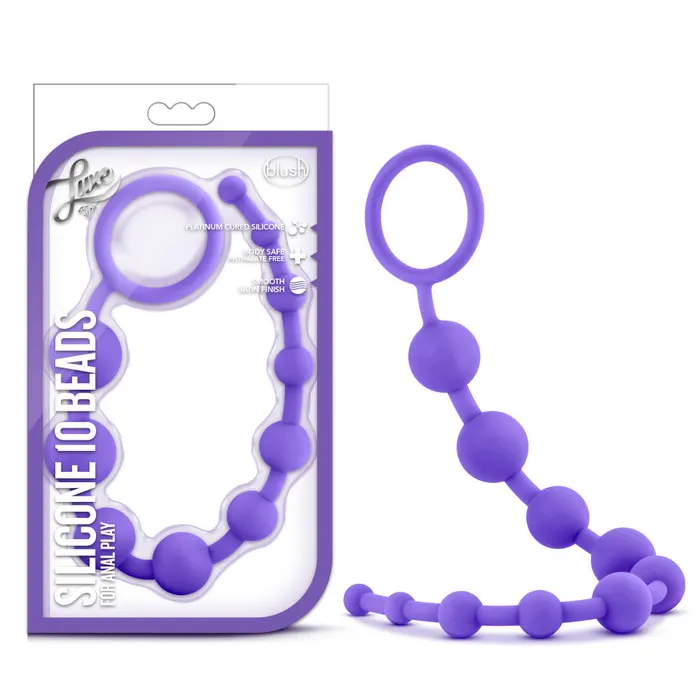 Anal Blush Luxe By Blush Purple 125Inch Anal Beads