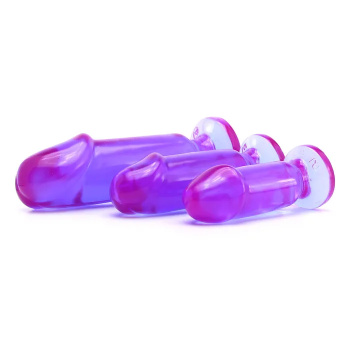 Anal Doc Johnson Crystal Jellies Anal Starter Kit in Purple